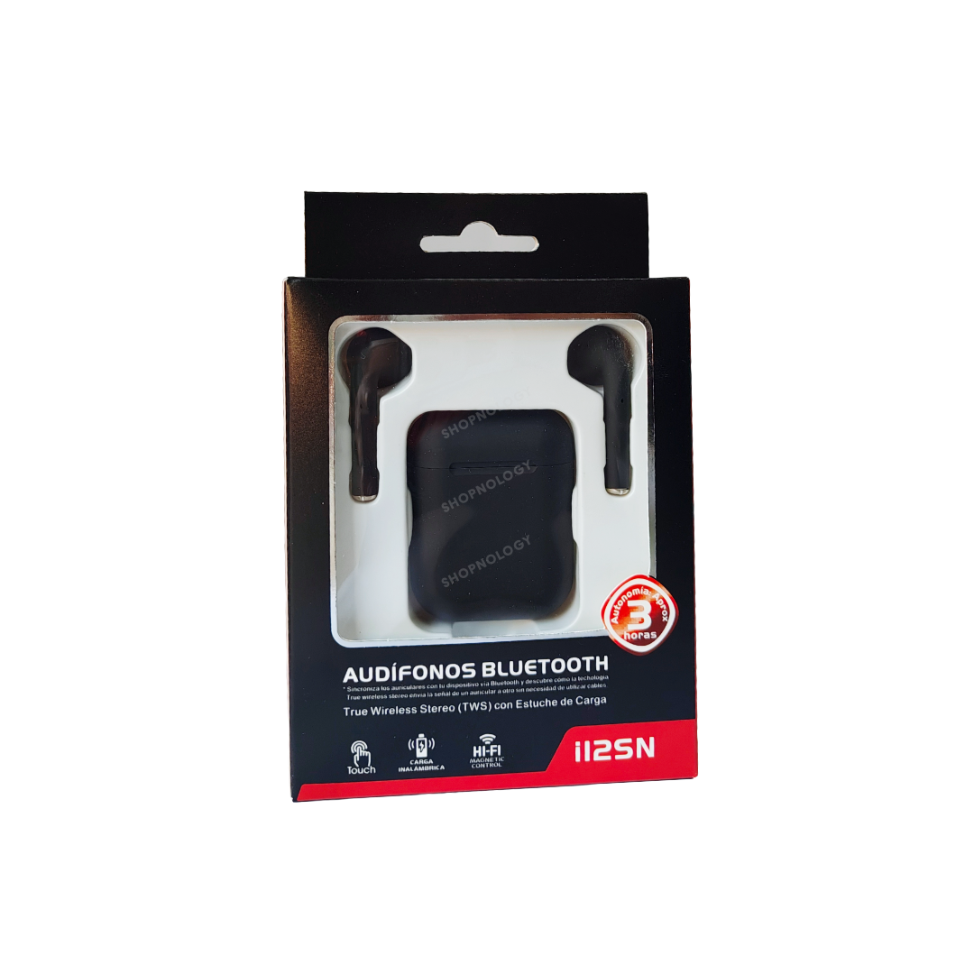 Audifonos bluetooth con control tactil.