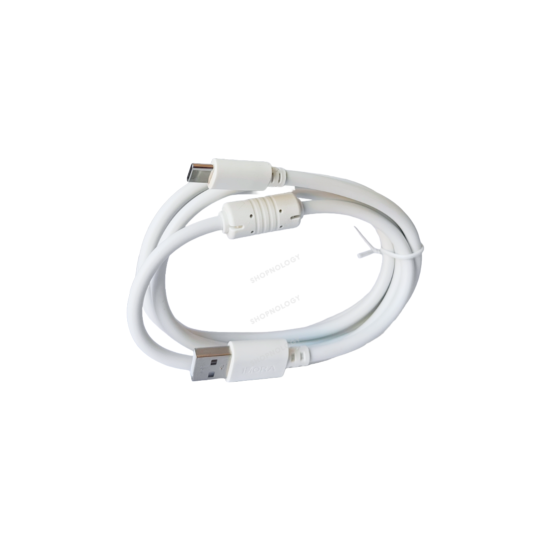 Cable de datos y carga con salida tipo C.