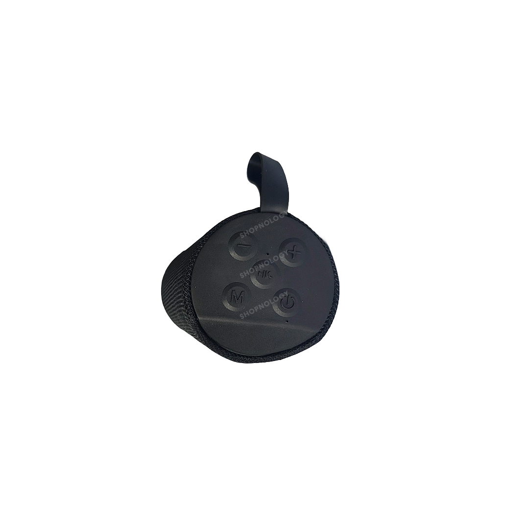 Bocina cilindrica de 3 pulgadas, con diseño elegante.