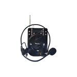 Radio portatil AM y FM recargable, con antena y megafono.