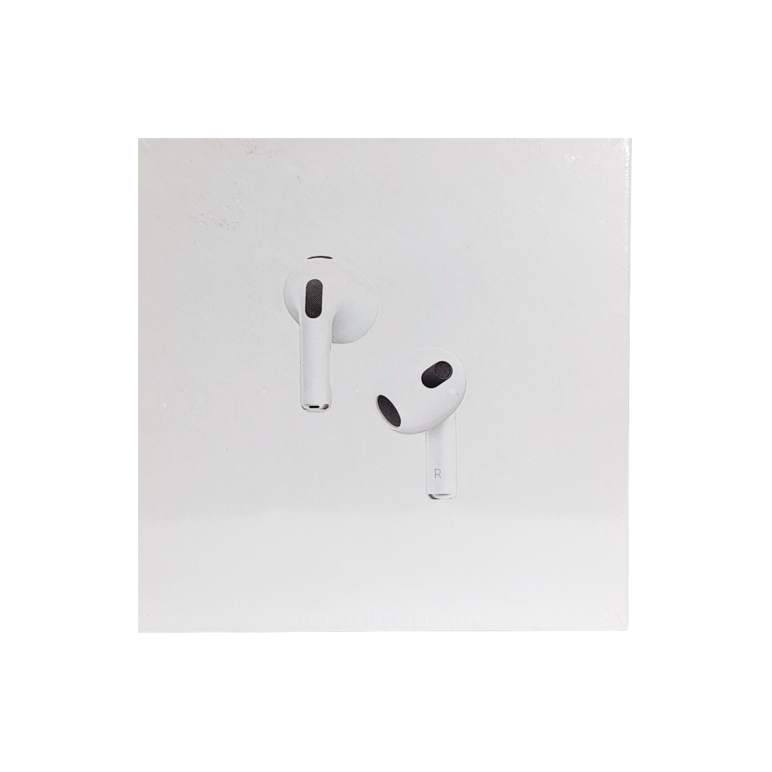 Airpods de 3ra generacion, compatible con cargador magsafe.