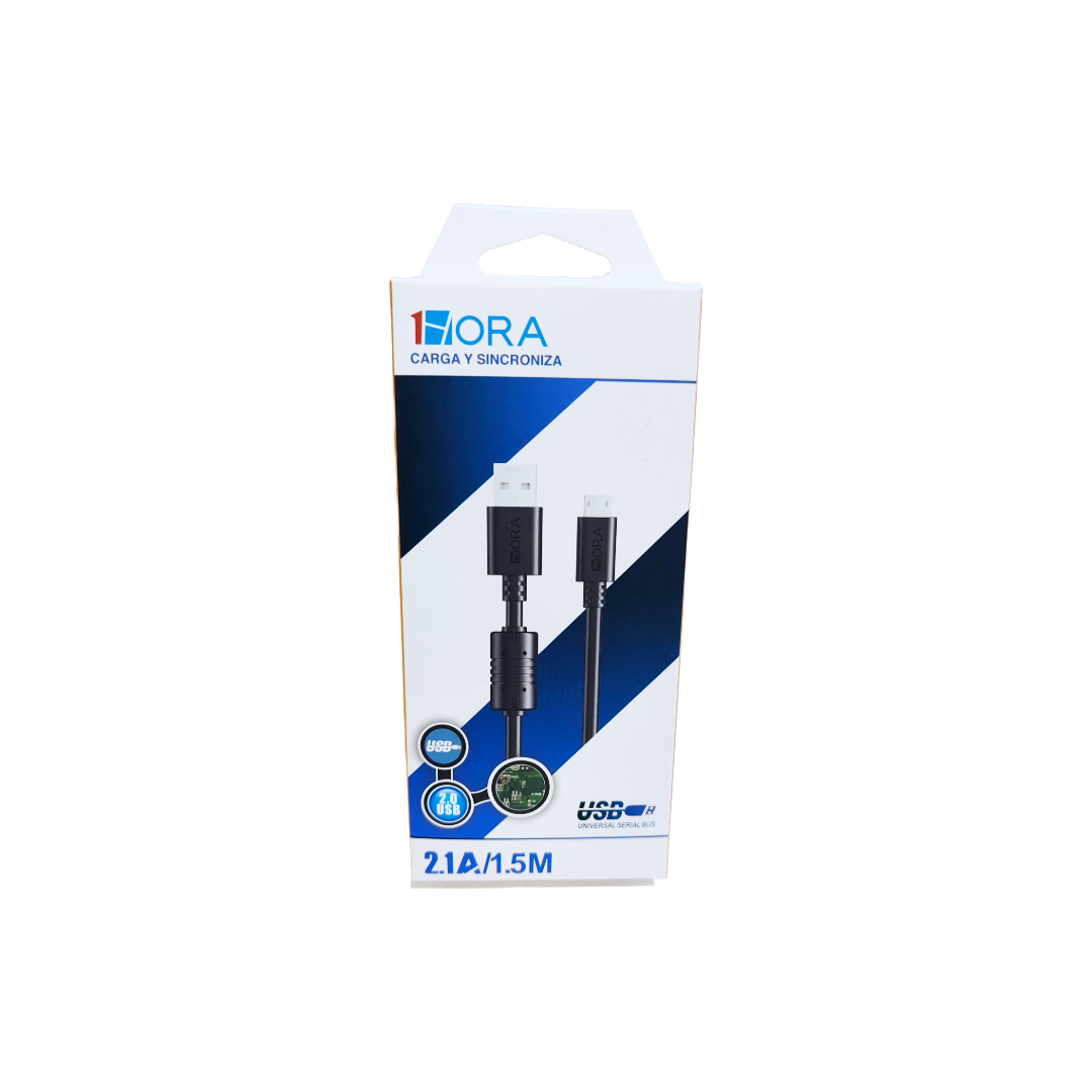 Cable de datos y carga tipo v8.