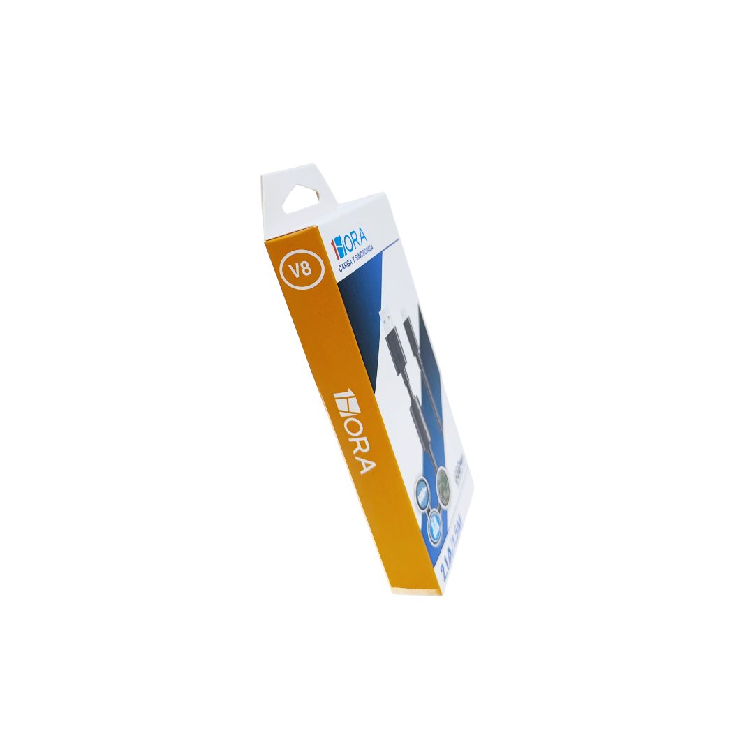 Cable de datos y carga tipo v8.