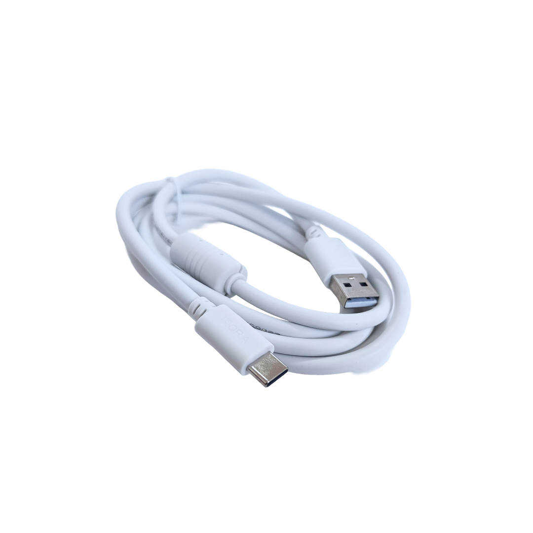 Cable de datos y carga con salida tipo C.