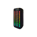 Bocina bluetooth doble con panel frontal de luces led.