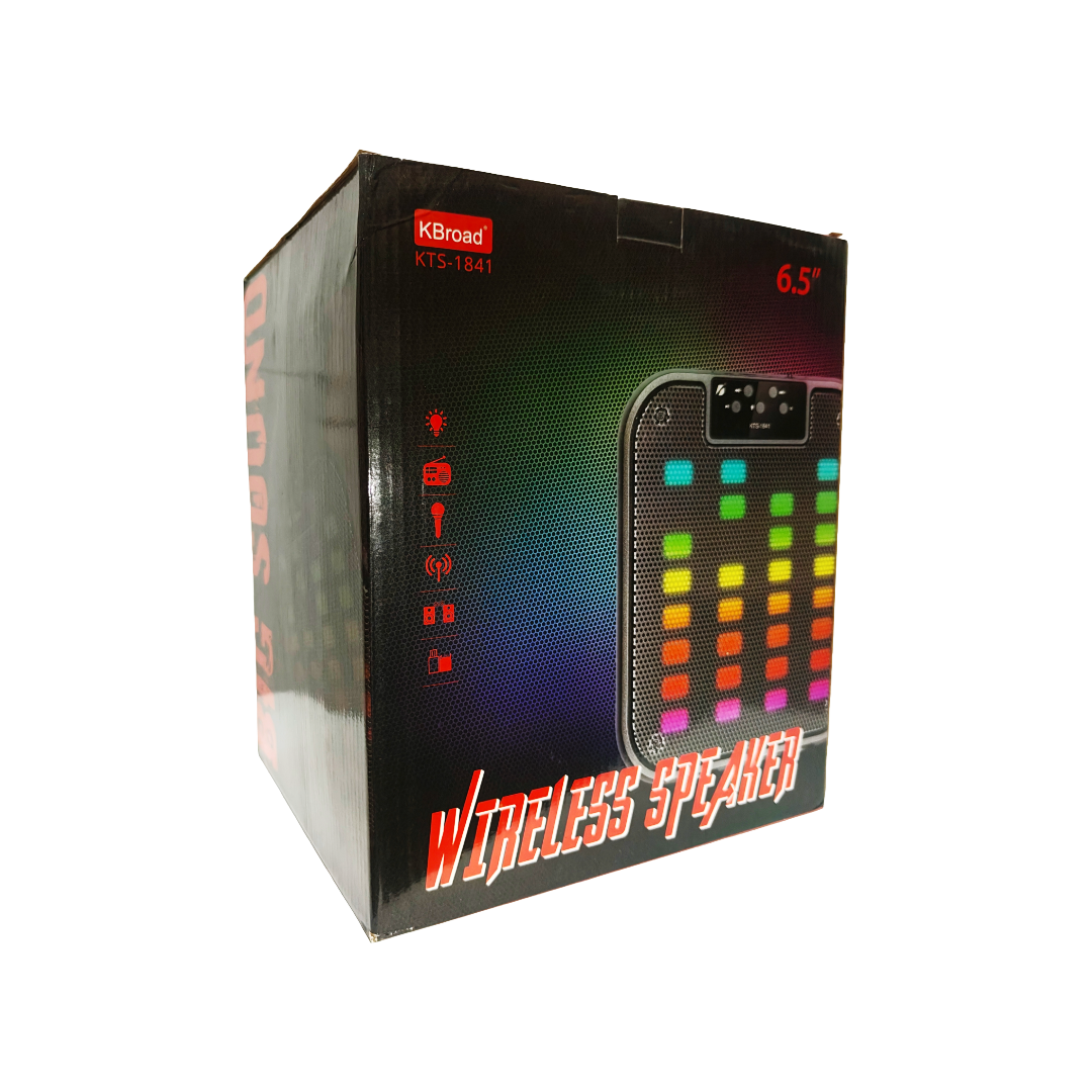 Bocina de 6.5 pulgadas, con panel de luces led.