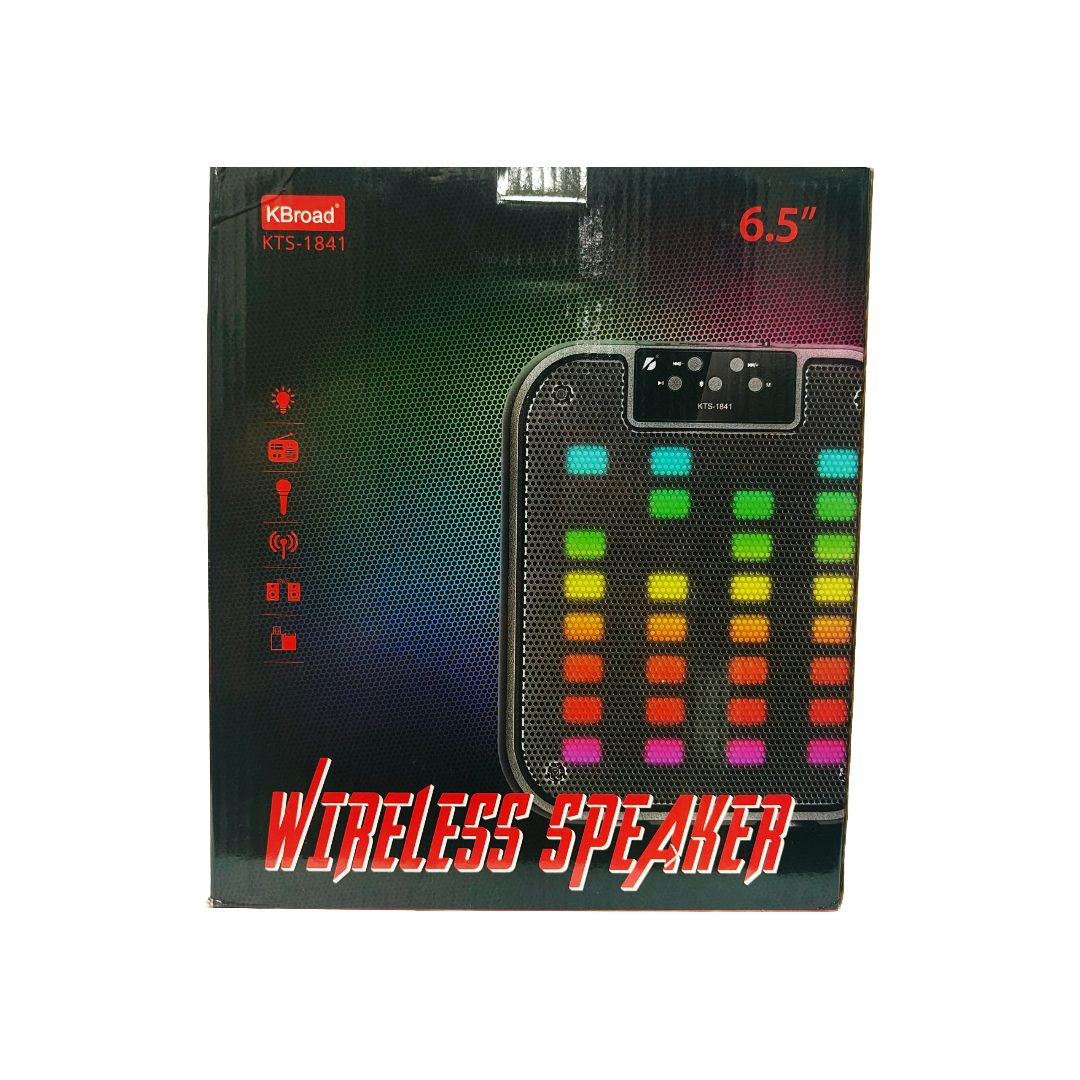 Bocina de 6.5 pulgadas, con panel de luces led.